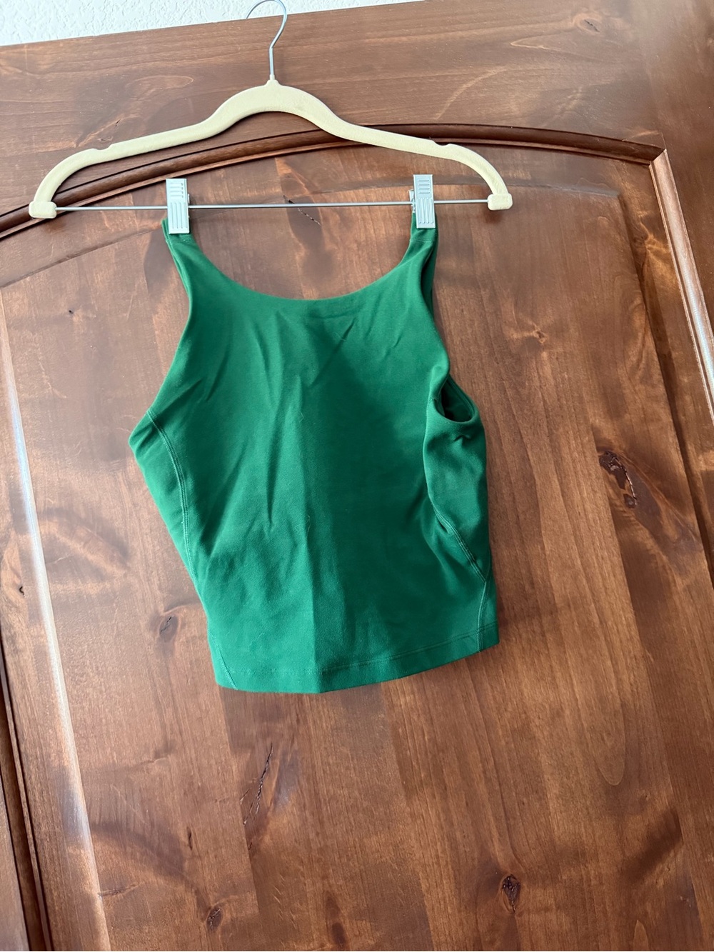 lululemon athletica Green Cropped Tank Top size 4. Looks barely worn